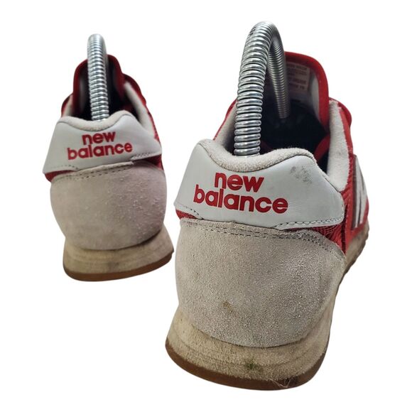 NEW BALANCE 520 Shoes Mens Size 6 Red Gray Suede Mesh Running Sneaker KL520RWY - Picture 4 of 12